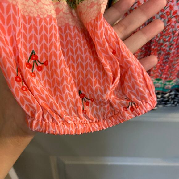 Anthropologie Bhanuni by Jyoti Women's Size XL Pink Rosario Blouse New with Tags - Picture 13 of 16